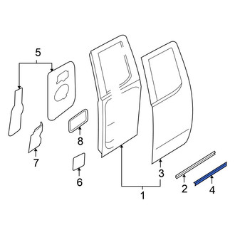 Nissan OE - Rear Outer Door Seal