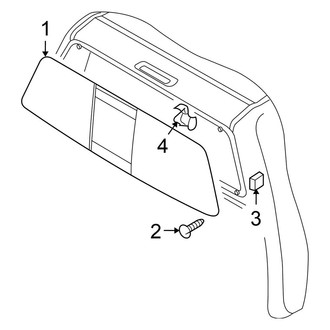 Nissan OE - Back Glass - Glass & Hardware (Moveable Window, Manual)