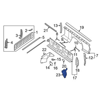 Nissan OE - Rear Truck Bed Liner