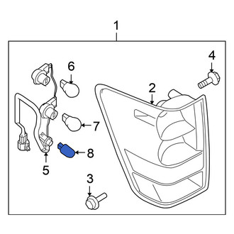 Nissan OE - Center High Mount Stop Light Bulb