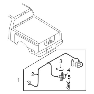 Nissan OE - Rear Lamps - License Lamps