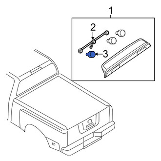 Nissan OE - Center High Mount Stop Light Bulb