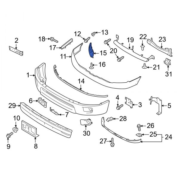 Bumper Cover Bracket