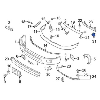 Nissan OE - Front Left Bumper Impact Absorber