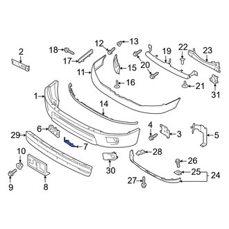 Nissan OE - Front Left Bumper Trim