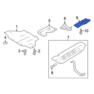 Nissan OE - Front Floor Pan Heat Shield