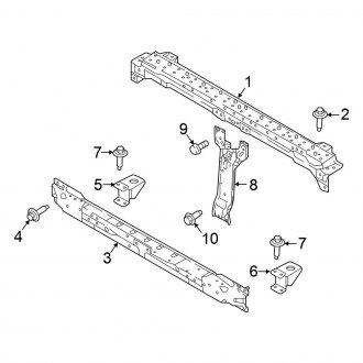 2022 Nissan Titan Radiator Supports — CARiD.com