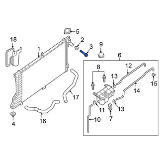 Nissan OE - Radiator Mount Bolt