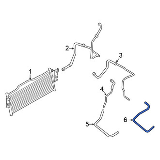 Nissan OE - Automatic Transmission Oil Cooler Hose