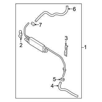 Nissan OE - Cooling - Power Steering Oil Cooler