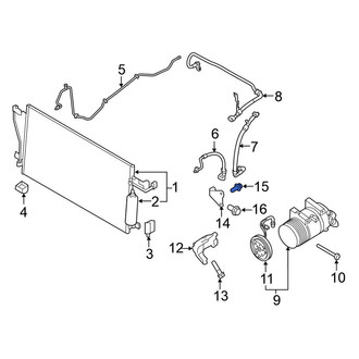 Nissan OE - Rear Upper A/C Compressor Bolt