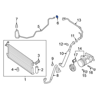 Nissan OE - A/C Refrigerant Line O-Ring