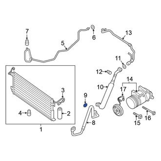Nissan OE - Lower A/C Refrigerant Line O-Ring