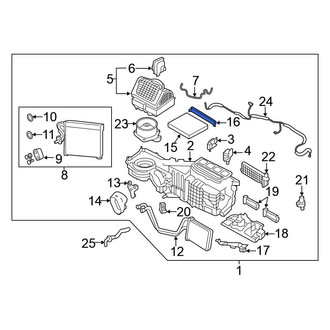 Nissan OE - Cabin Air Filter Cover