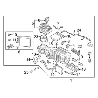 Nissan OE - HVAC Unit Case Assembly