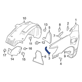 Nissan OE - Front Left Fender Bracket