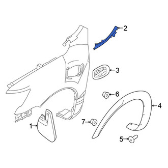 Nissan OE - Front Left Fender Filler Panel