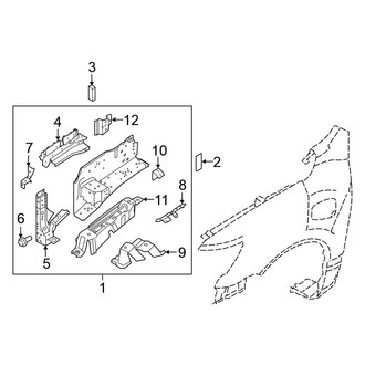 Nissan OE - Fender - Inner Components (5.6L)