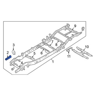 Nissan OE - Front Left Frame Rail End