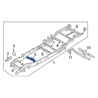 Nissan OE - Front Rearward Frame Crossmember