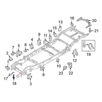 Nissan OE - Tow Hook Bolt