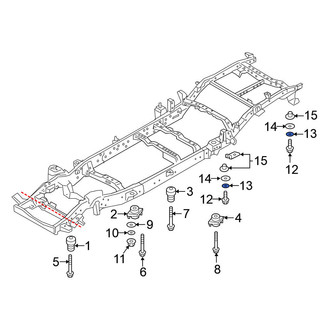 Nissan OE - Body Mount Cushion Washer