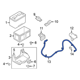 Nissan OE - Battery Ground Strap