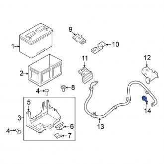 Nissan OE - Instrument Panel Air Duct Screw