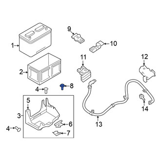 Nissan OE - Battery Hold Down Bolt