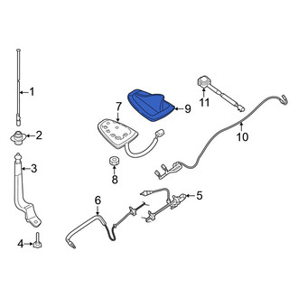 Nissan OE - Radio Antenna Cover