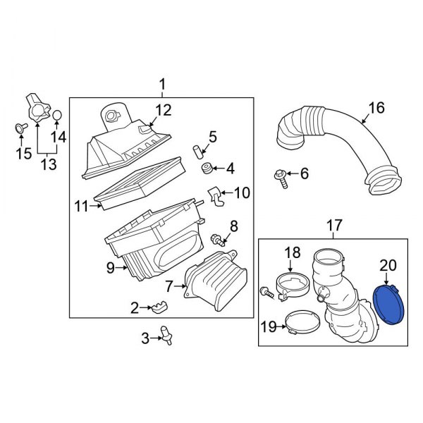 Engine Air Duct Clamp