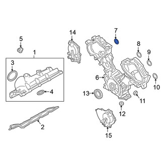 Nissan OE - Engine Timing Cover O-Ring