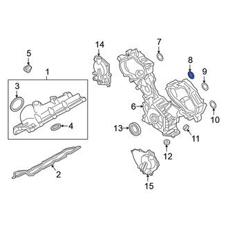 Nissan OE - Engine Timing Cover O-Ring