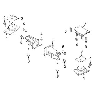 Nissan OE - Engine & Transmission Mounting (5.6L)