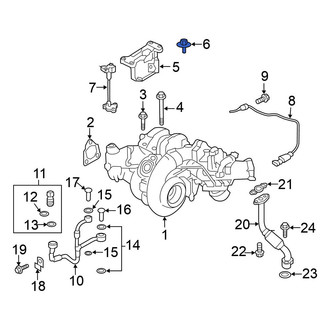 Nissan OE - Turbocharger Wastegate Actuator Bolt