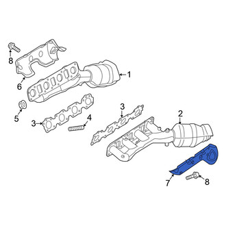 Nissan OE - Left Exhaust Manifold Heat Shield