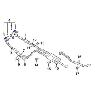 Nissan OE - Rear Catalytic Converter Gasket