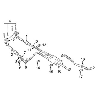 Nissan OE - Exhaust System - Exhaust Components