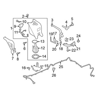 Nissan OE - Emission System (Emission Reduction System), (5.0L)
