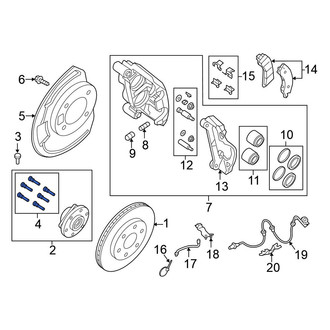 Nissan OE - Front Wheel Lug Stud