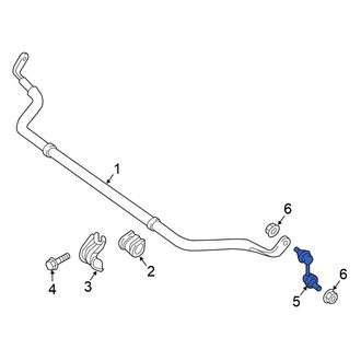 Nissan OE - Front Right Suspension Stabilizer Bar Link