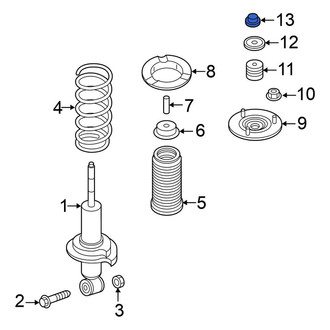 Nissan OE - Steering Knuckle Nut