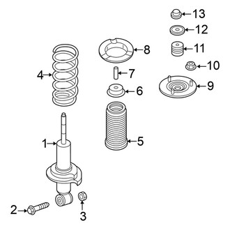 Nissan OE - Front Suspension - Struts & Components (King Cab / Crew Cab RWD)