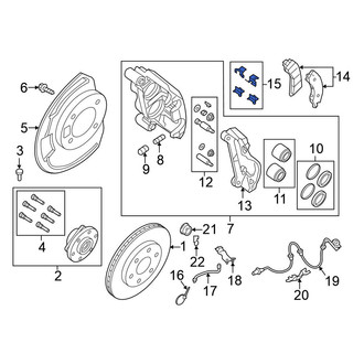 Nissan OE - Front Disc Brake Pad Set