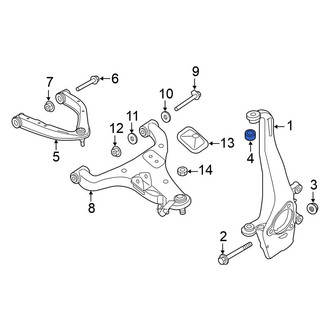 Nissan OE - Steering Knuckle Nut