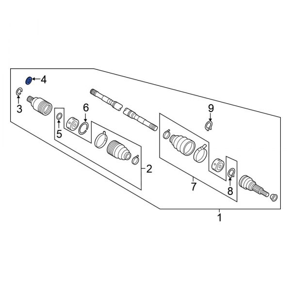 CV Joint Oil Seal Dust Shield