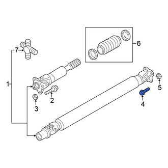 Nissan OE - Rear Drive Shaft Bolt