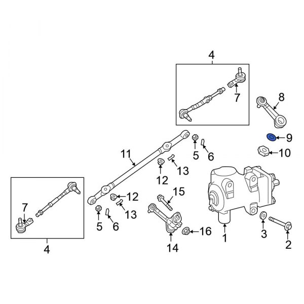 Steering Pitman Arm Washer