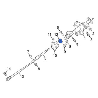 Nissan OE - Lower Steering Coupling Boot