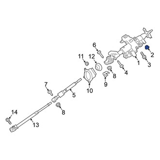 Nissan OE - Steering Shaft Universal Joint Nut